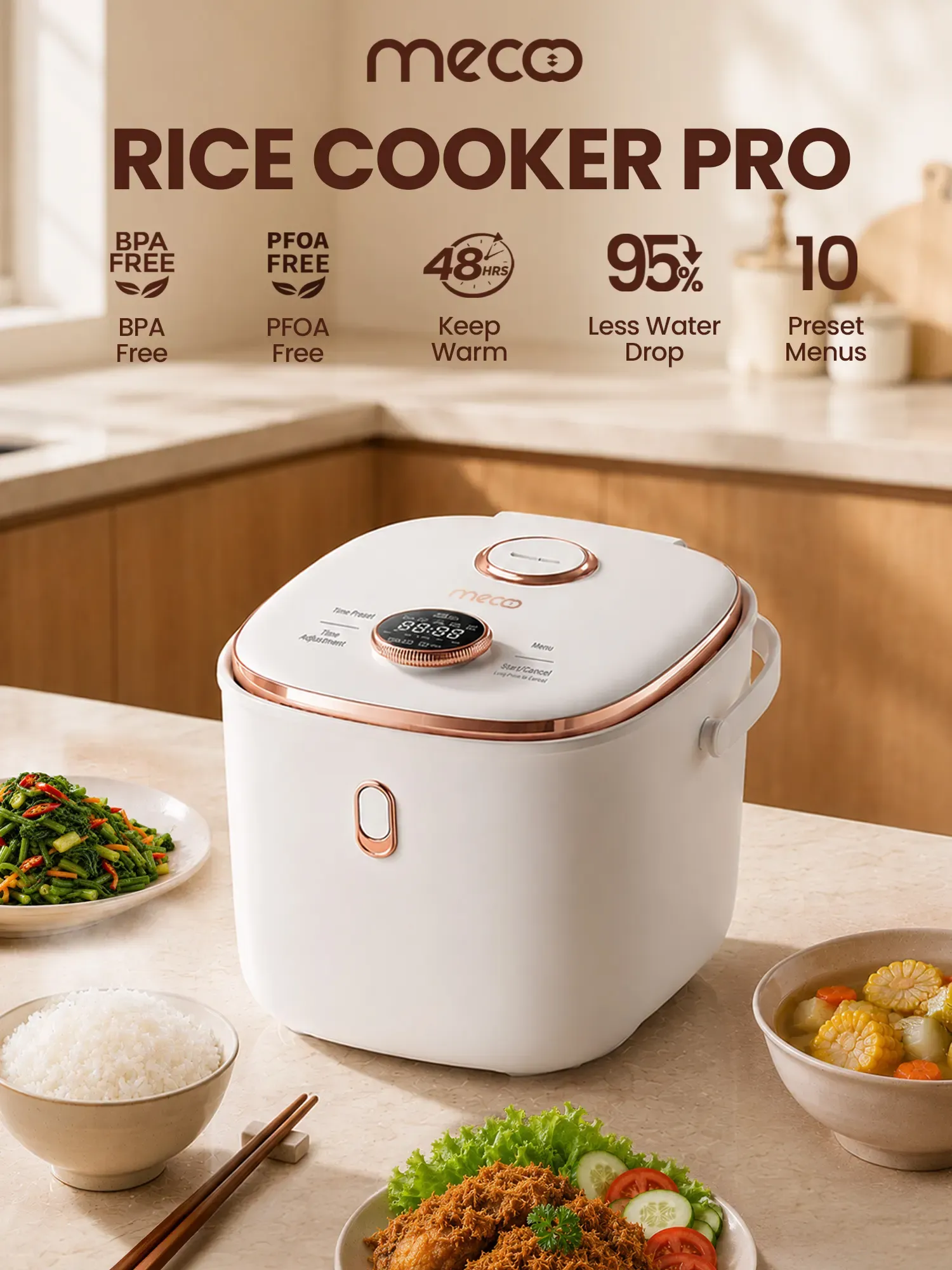 Mecoo Rice Cooker Pro