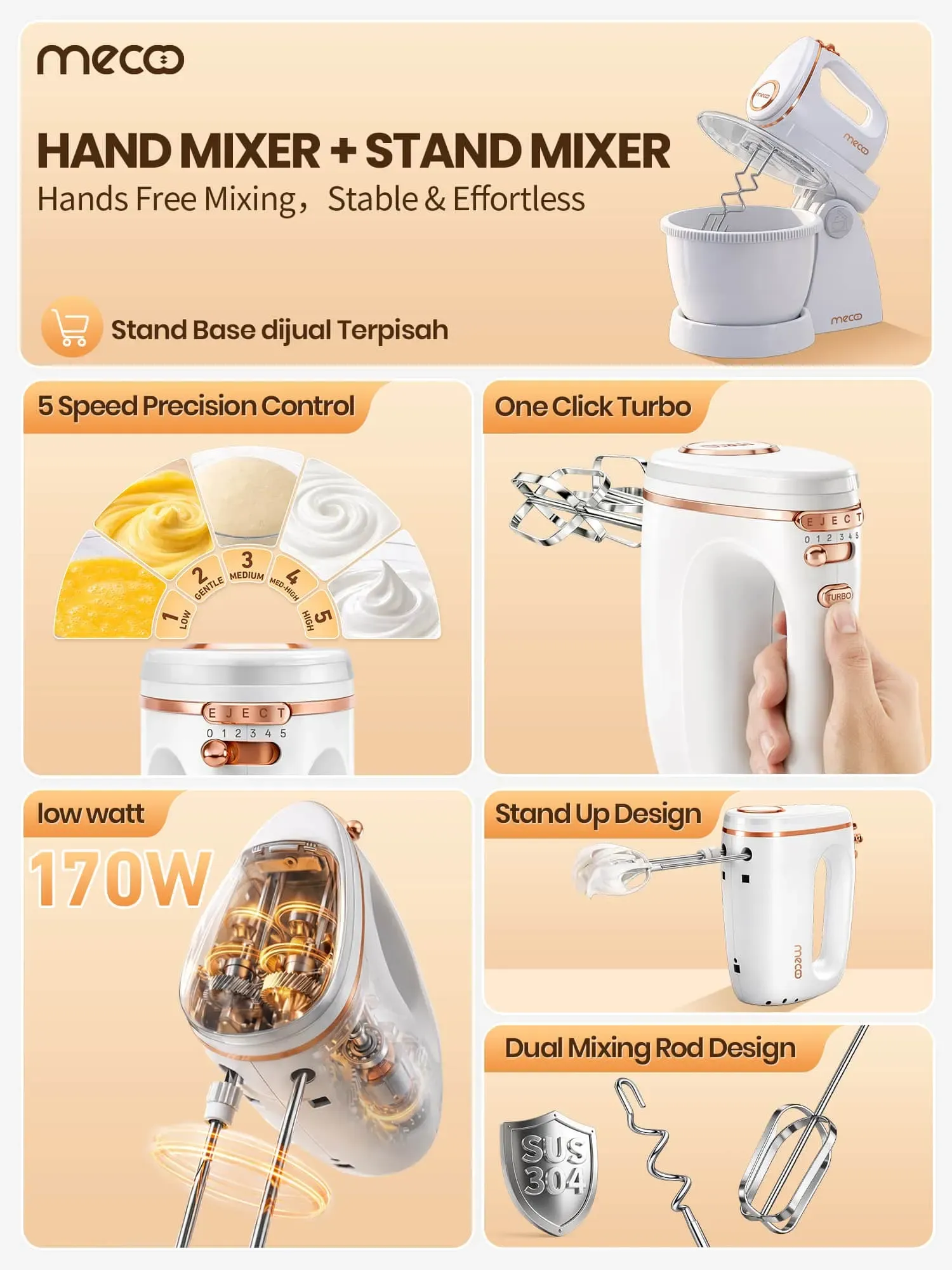 Mecoo Hand Mixer