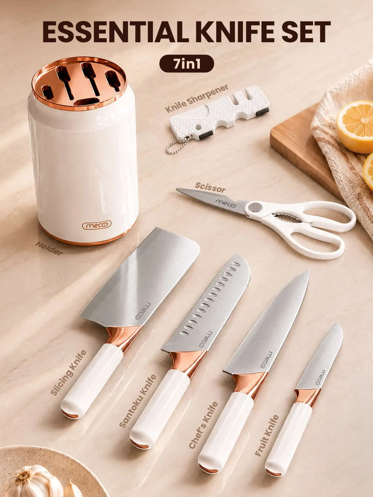 Mecoo Premium 7in1 Knife Set