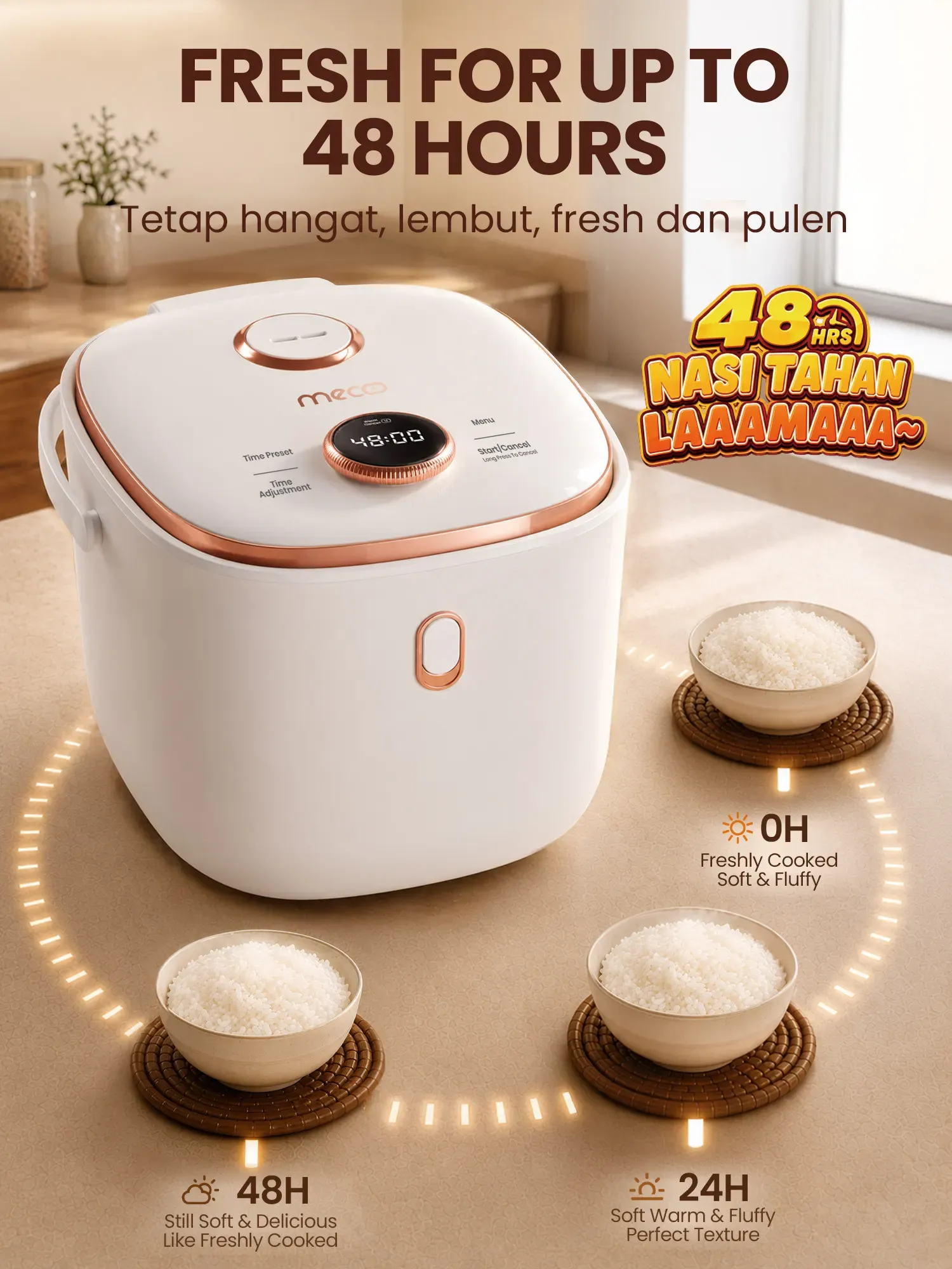 Mecoo Rice Cooker Pro