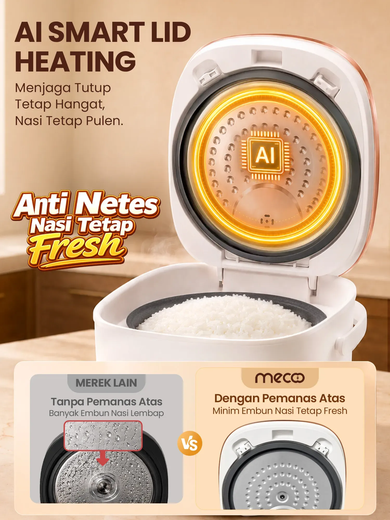 Mecoo Rice Cooker Pro