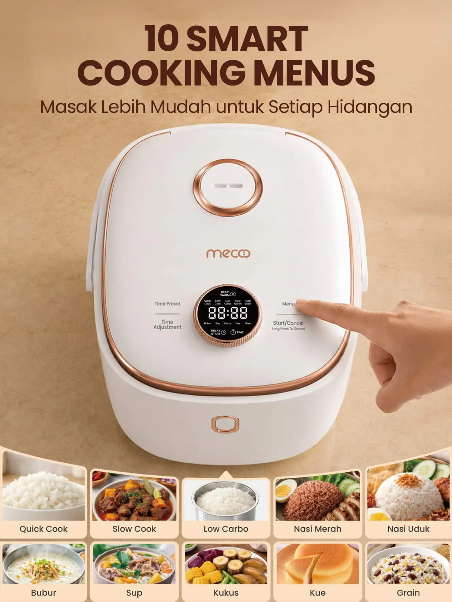 Mecoo Rice Cooker Pro